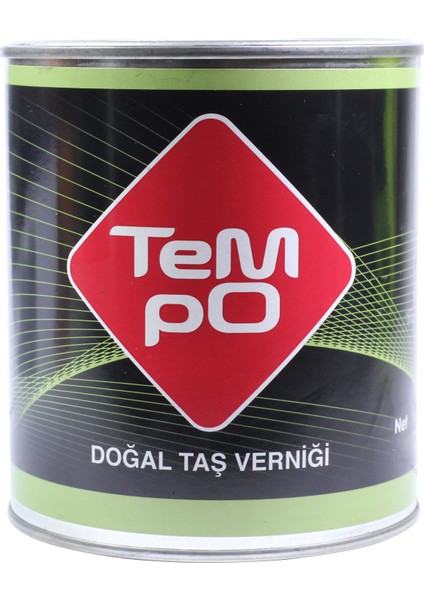 Tempo Doğal Taş Vernik Dış Cephe ve Taş Verniği Şeffaf Su Itici 0,75 Litre