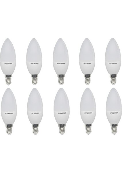 E14 LED Mum Lamba 5 W Beyaz Işık 10'lu