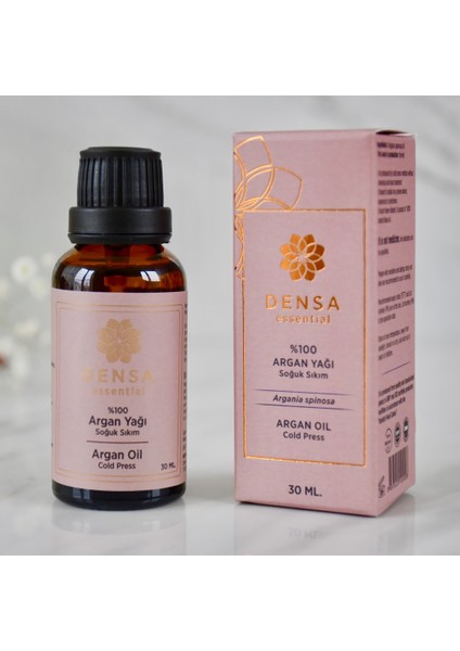 Densa Essential Argan Yağı Soğuk Sıkım 30 ml