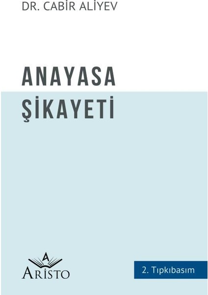 Anayasa Şikayeti - Cabir Aliyev