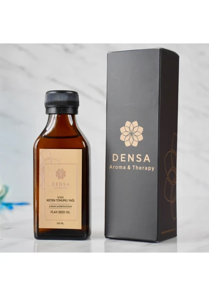 Densa Essential  Keten Tohumu Yağı Soğuk Sıkım 100 ml