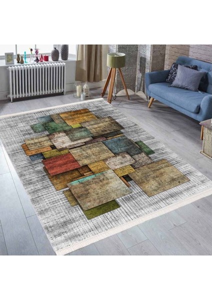 Halıportalı Pvc Taban Modern Salon Mutfak Halısı İ FM 2045
