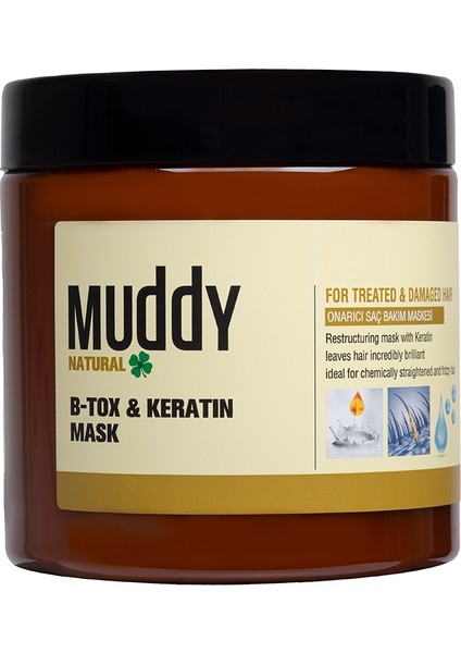 B-Tox And Keratin Onarıcı Saç Bakım Maskesi 500 ml