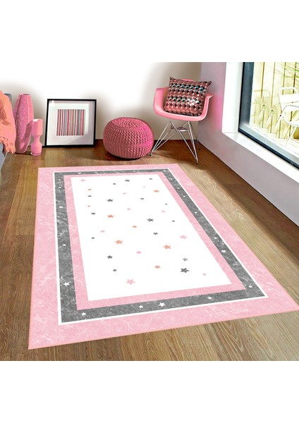 Bebişim Yıldızlı Bİ132 Çocuk Odası Halısı