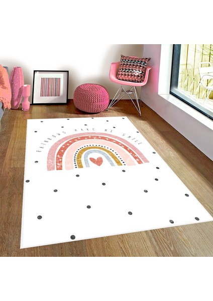 Bebişim Gökkuşağı Bİ134 Çocuk Odası Halısı