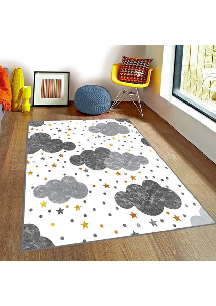 Bebişim Bulutlu Bİ159 Çocuk Odası Halısı