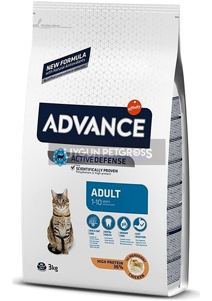 Adult Tavuk Kedi Maması 3 kg