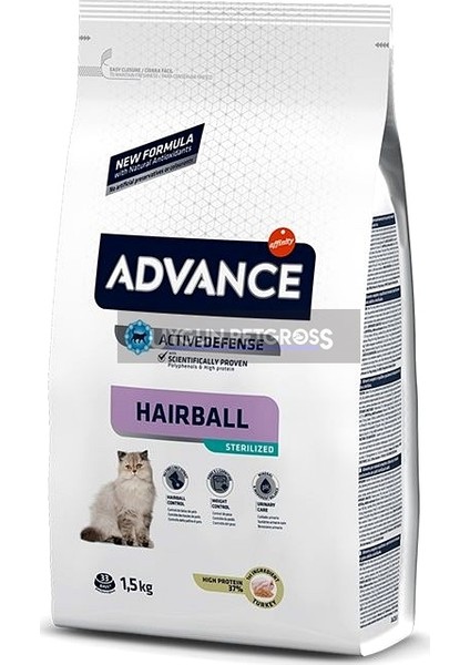 Hairball Steril Kedi Maması 3 kg