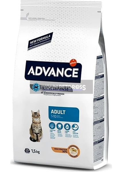 Adult Tavuk Kedi Maması 1,5 kg