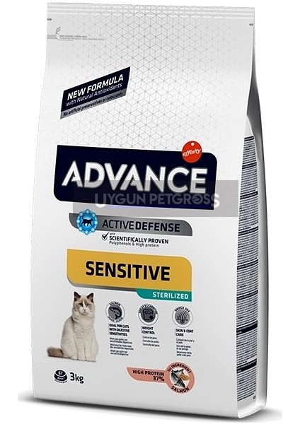 Steril Somon Kedi Maması 3 kg
