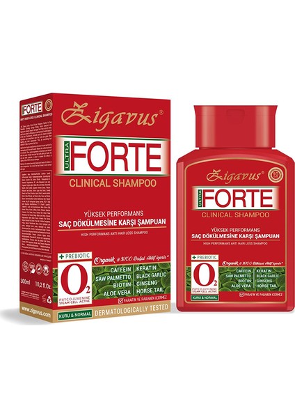 Forte Ultra Clinical - Kuru ve Normal Saçlar - 3 Al 2 Öde x 3 Adet