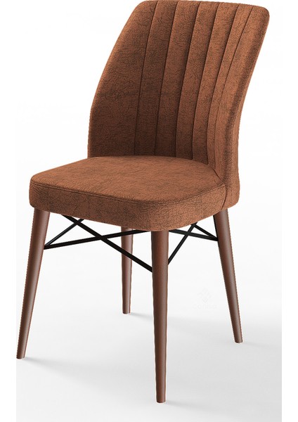 Concept Flex Serisi Gürgen Ayaklı 1.sınıf 4 Adet Sandalye Kahverengi Gürgen Ayaklı