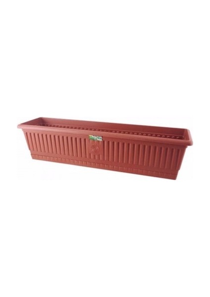 2'li Hak Plastik Balkon Saksı Orta Boy 9,5 lt 50cm Orta Boy fiyatları
