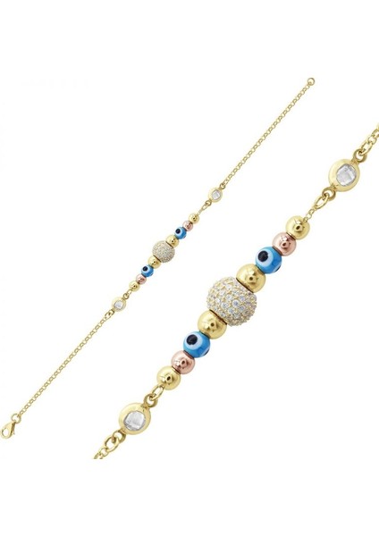 Nazarlı Altın Bileklik