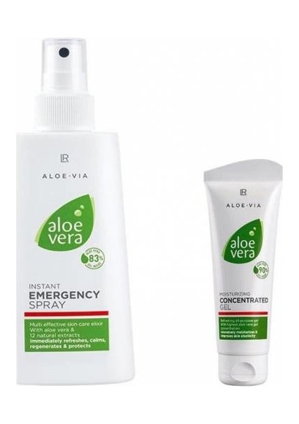 Aloe Vera Acil Yardım Spreyi 400 ml + Lr Konsantre Jel 100 ml