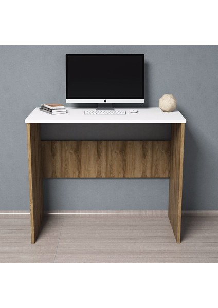 Mobilya Çalışma Masası Ceviz-Beyaz fiyatları