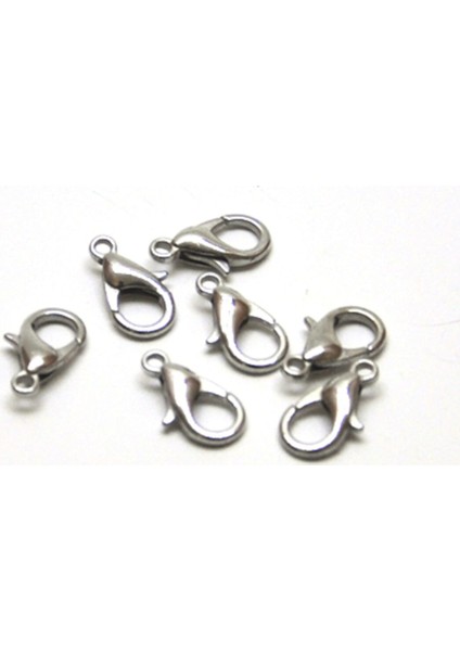 Papağan Klips Gümüş Renk 100 Adet