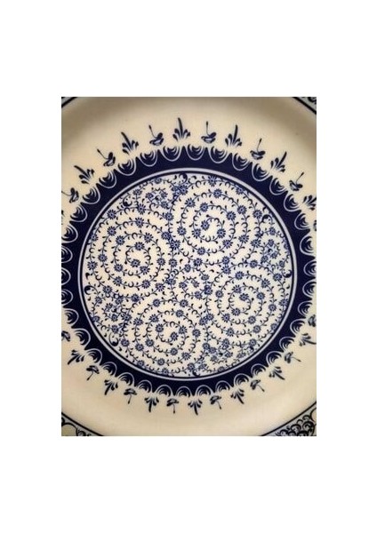 -Çini El Emeği 25 cm Haliç Desenli Teşhip Sanatı Özel Tasarım Duvar Tabağı fiyatları