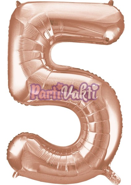 5 Rakam Rose Gold Folyo Balon 40 cm fiyatları