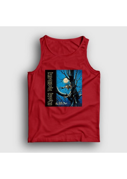 Unisex Kırmızı Fear Of The Dark Iron Maiden Atlet