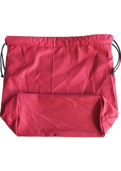 Angel Çanta Akssesuar Örgü Çantaya Hazır Astar Tabanlı Büzgülü 22X12CM Bordo
