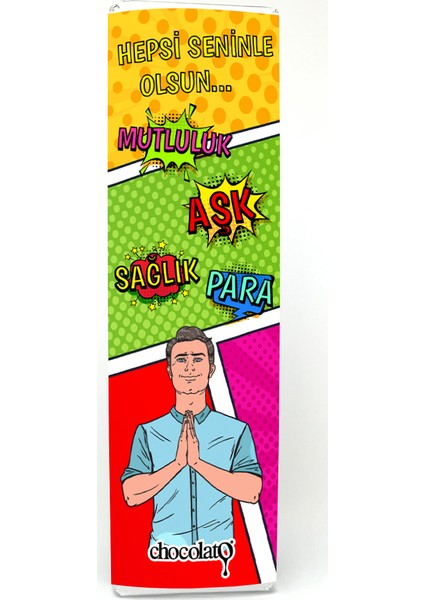 Hepsi Seninle Olsun 2 300 gr Bitter Tablet Çikolata