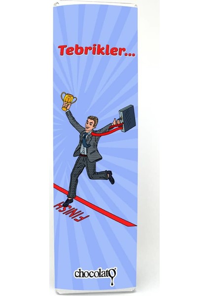 Tebrikler 2 300 gr Bitter Tablet Çikolata