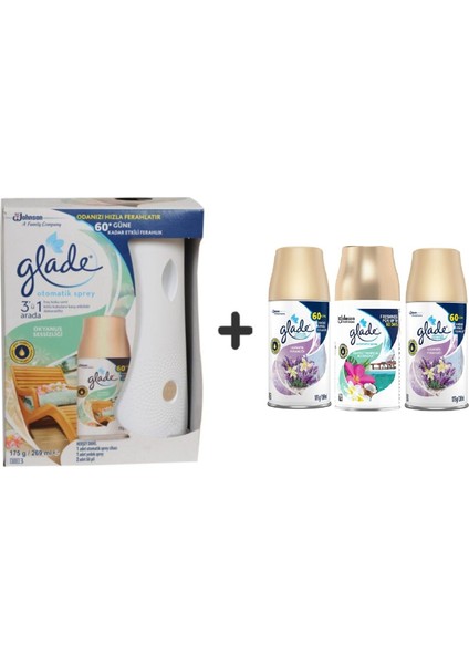 Otomatik Sprey Xokyanus Sessizliğixlavanta Ferahlığı x Tropikal Floral x Lavanta Ferahlığı = 3 'lü 269