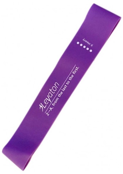 Latex Aerobik Band Sert Direnç Mor Renk LAB500