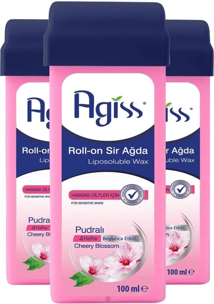 s Roll-On Sir Ağda 100 ml Pudra x 3