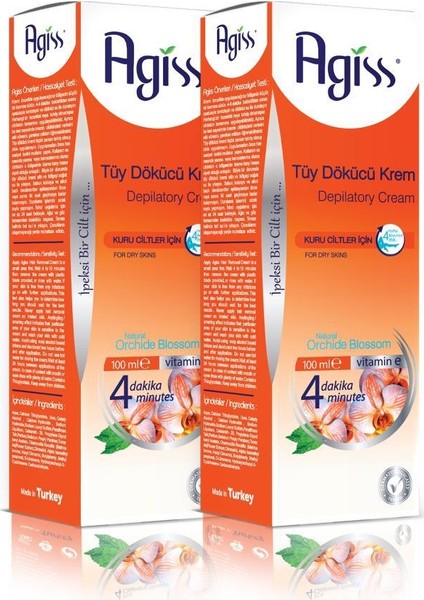 s Tüy Dökücü Krem-Kuru Ciltler Için 100 ml x 2