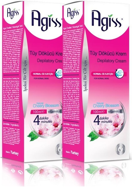 s Tüy Dökücü Krem-Normal Cilt  100 ml x 2