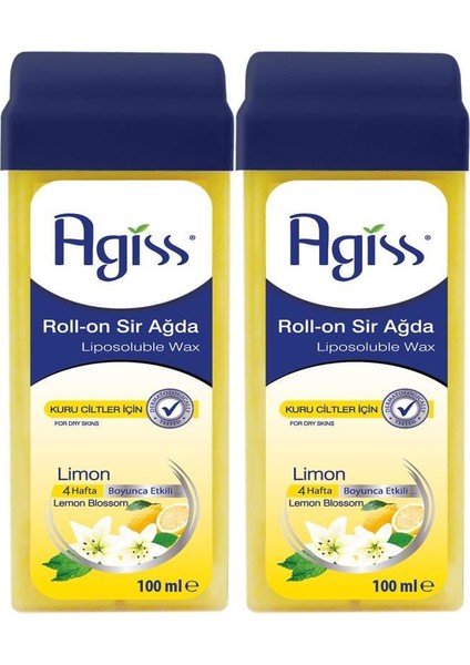 s Roll-On Sir Ağda 100 ml Limon x 2