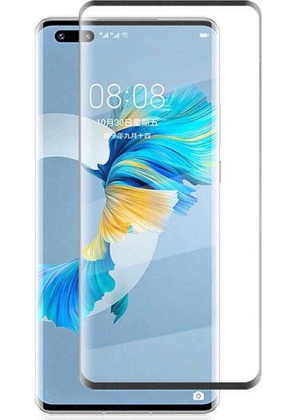 Casestreet Huawei Mate 40 Pro Kılıf Süper Silikon Koruma + Full Ekran Koruyucu Şeffaf fiyatları