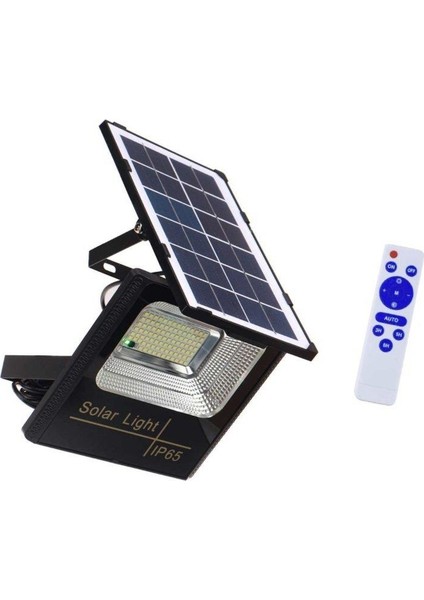 Kumandalı Led Solar Güneş Panelli Projektör