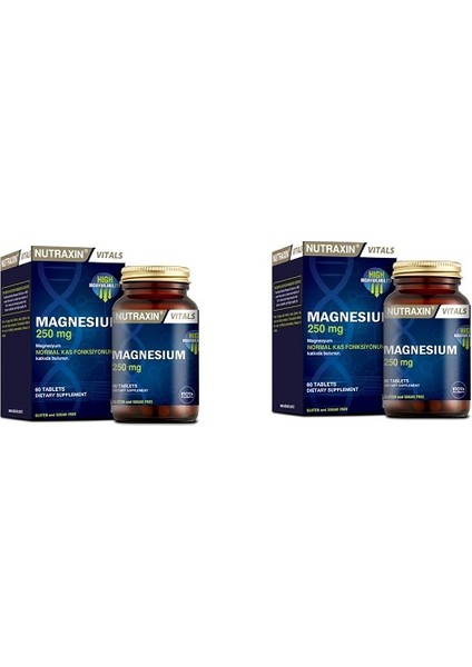 Magnesıum 60 Tablet*2