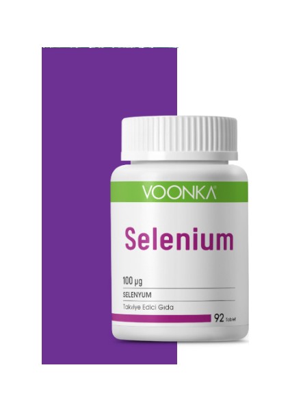 Takviye Gıda Selenium 100 Mg 92 Tablet
