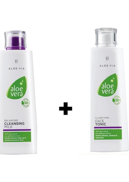 Aloe Vera Cilt Temizleme Sütü 200 ml + Tonik 200 ml