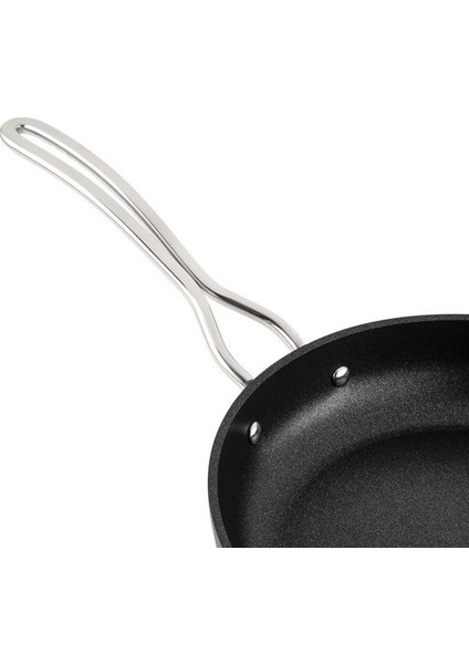 Titanium Siyah Basık Tencere 30 cm