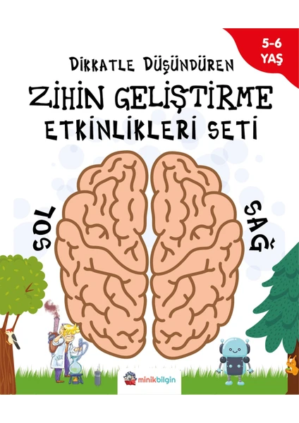 Sıfırbir Yayınları Minik Bilgin Dikkatle Düşündüren Zihin Geliştirme Etkinlikleri Seti