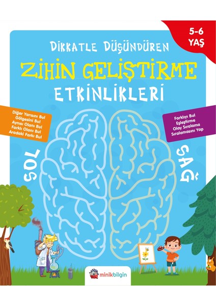 Minik Bilgin Dikkatle Düşündüren Zihin Geliştirme Etkinlikleri 1