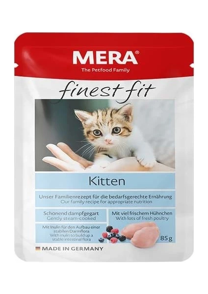 Finest Fit Kitten Pouch Yavru Kedi Konservesi 85 gr