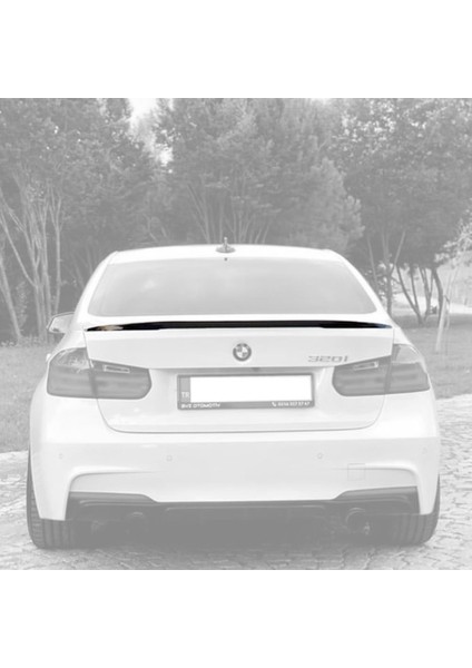 Bmw Tuning F30 Bagaj Üstü Boyalı M Performans Spoyler/spoiler
