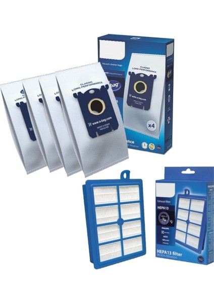 Philips Uyumlu Performer Expert Fc8726/09 Toz Torbası + Hepa Filtre