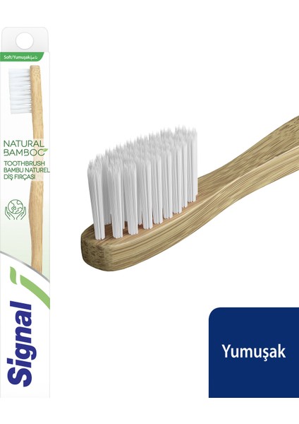 Bambu Naturel Yumuşak Diş Fırçası