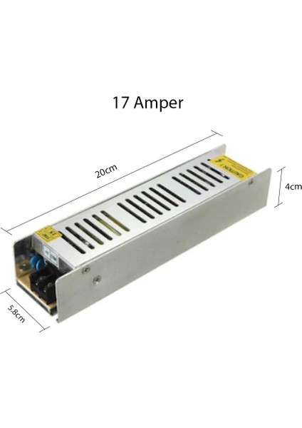 Intec 3 Çipli Beyaz Şerit LED 20 METRE+12V Trafo Kuruluma Hazır Set