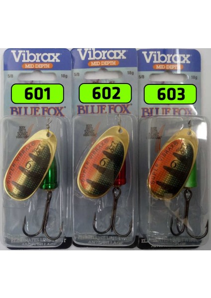 Vibrax Mid Depth No:6 Kaşik 18GR (Yayin Turna Kaşiği)