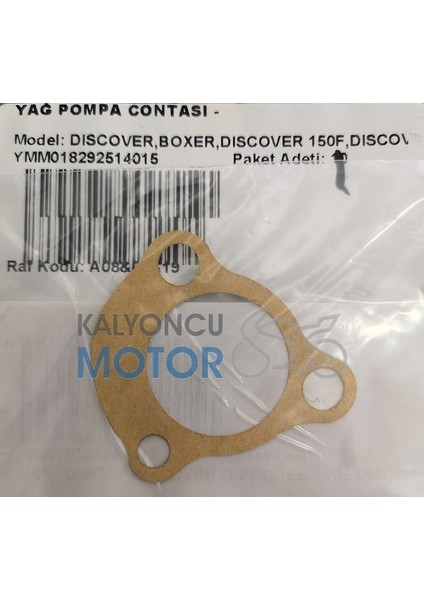 Discover 125 St Yağ Pompa Contası