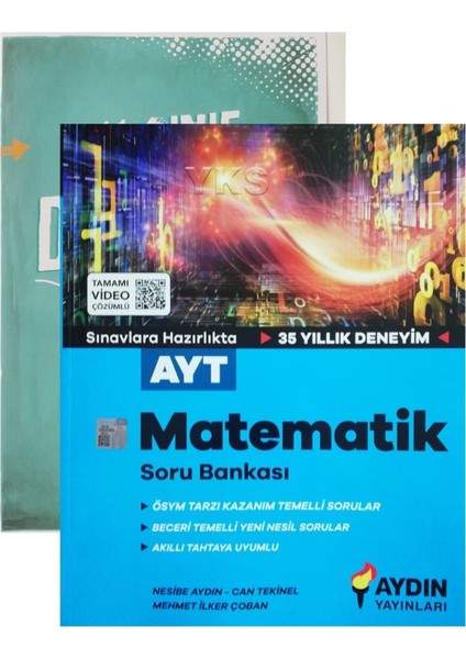 Aydın Yayınları AYT Matematik Soru Bankası-(Okyanus Yayınları TYT Deneme )