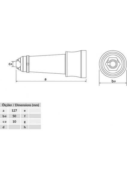 (BK4-9501-2310) 50/150MM2 400A Ark Uzatma Priz